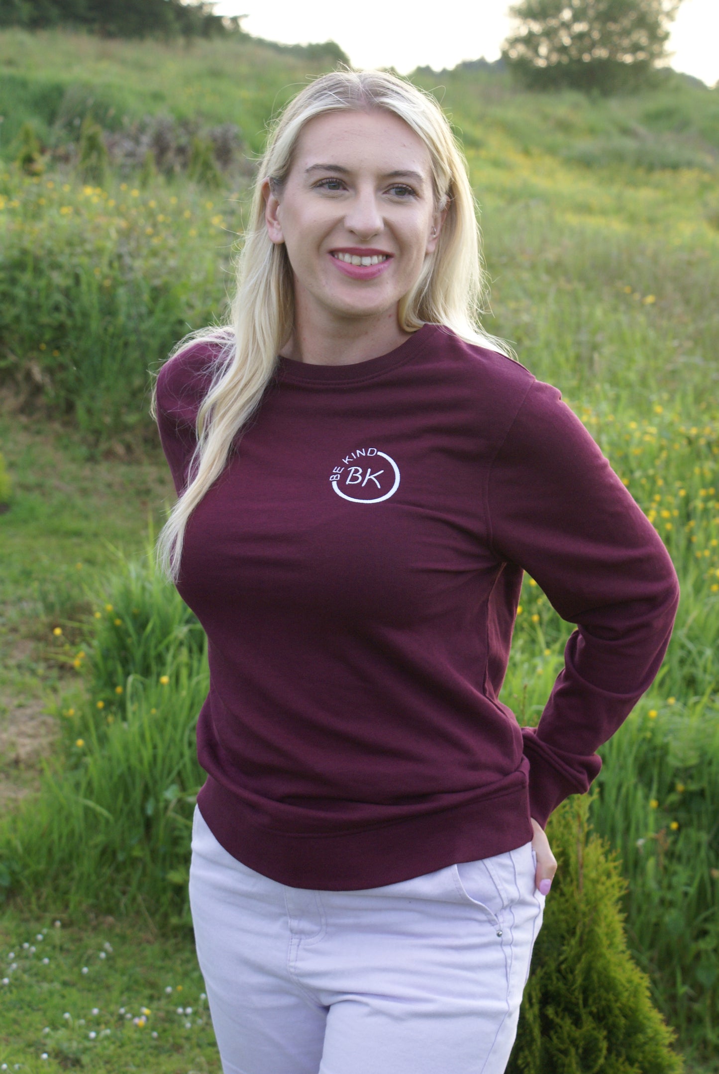 The Freestyle Organic Sweatshirt - Burgundy