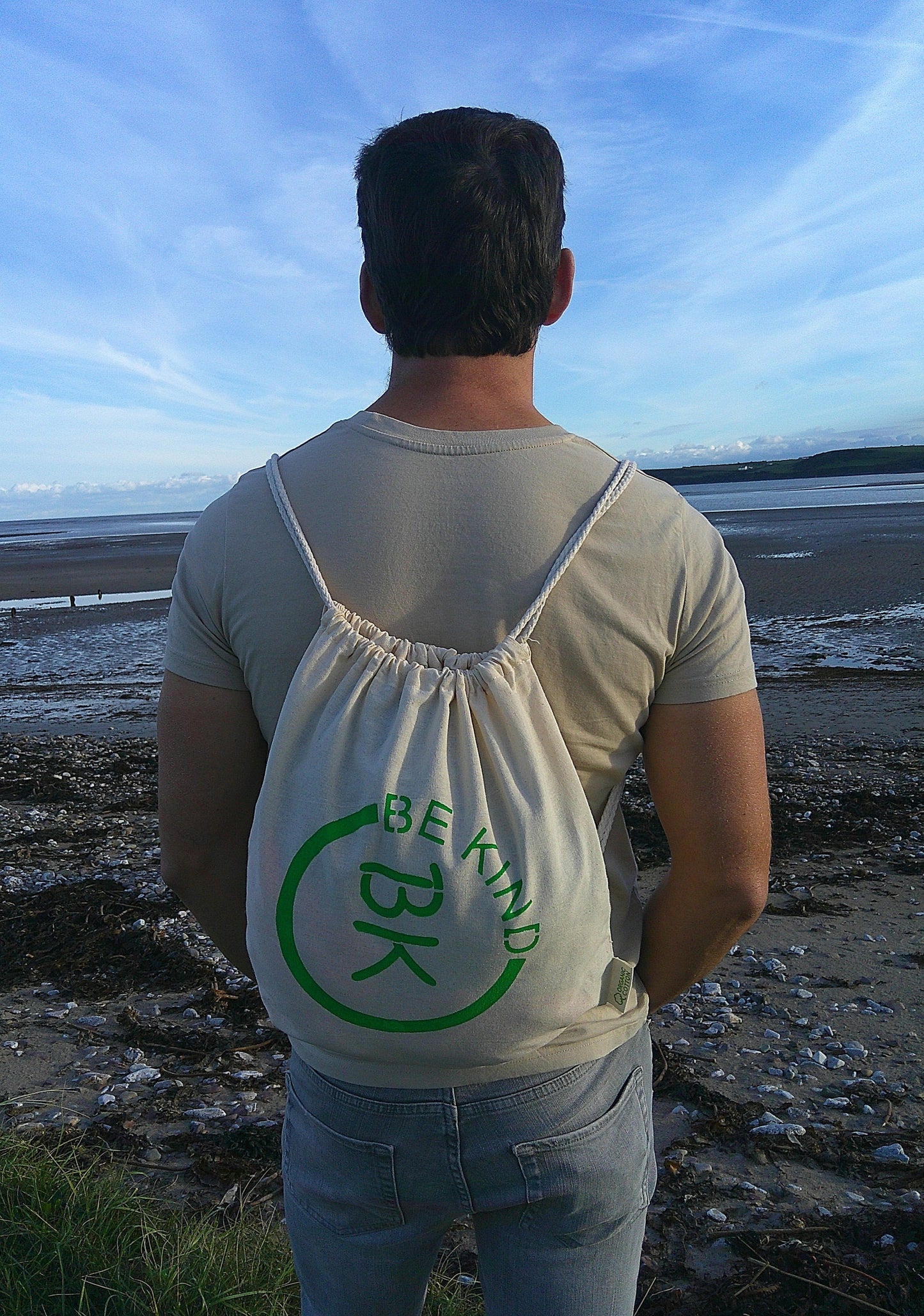 Be Kind Organic Drawstring Bag