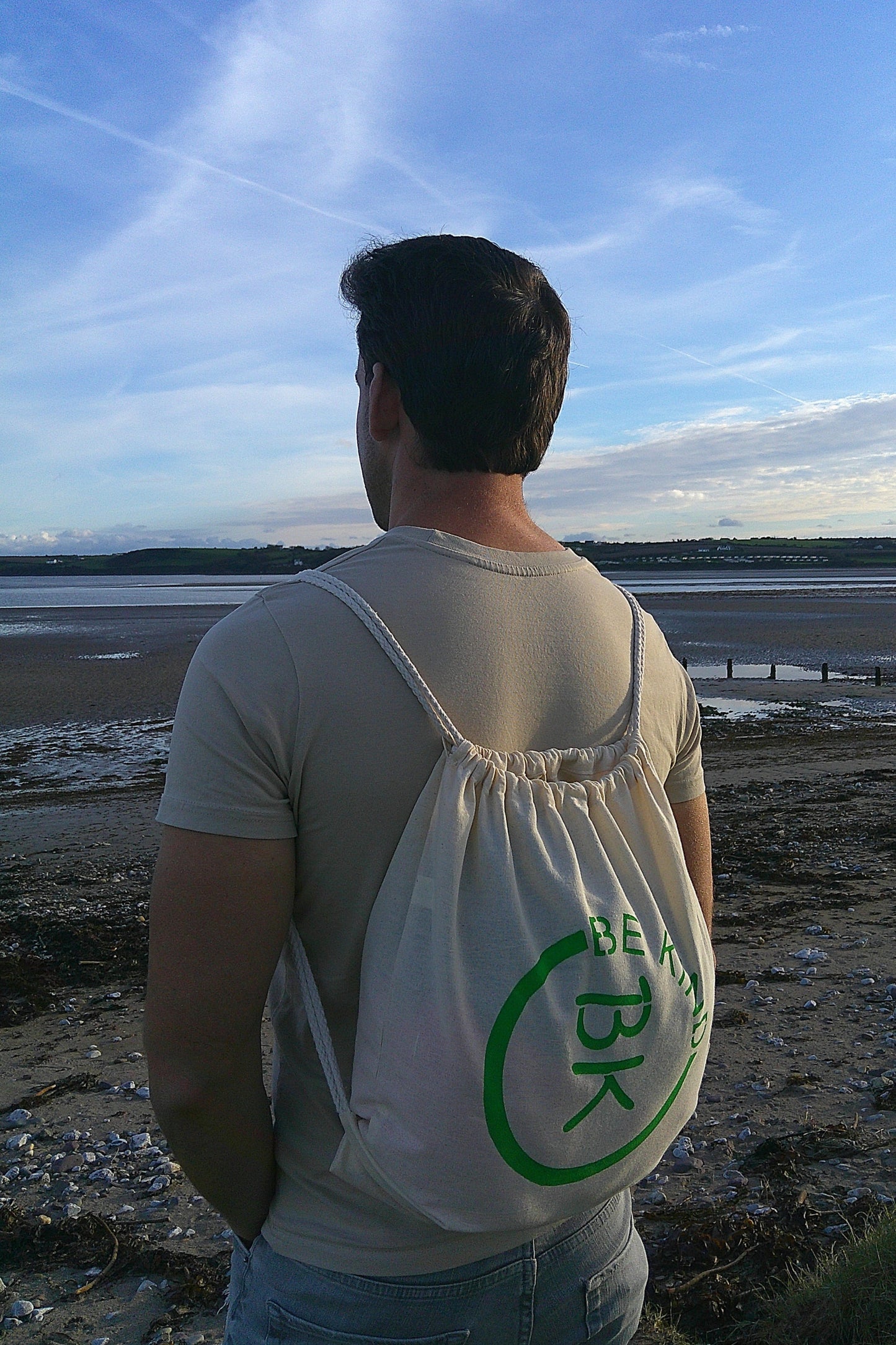 Be Kind Organic Drawstring Bag