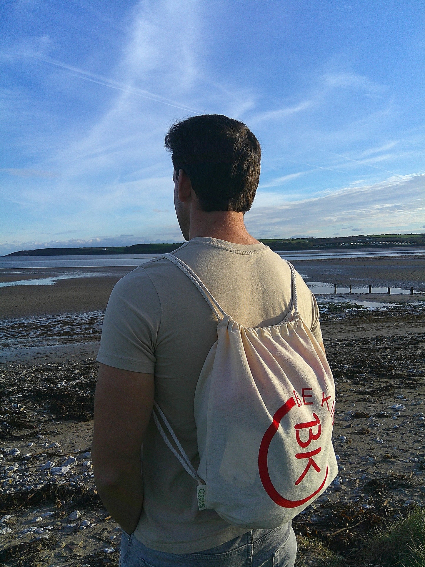 Be Kind Organic Drawstring Bag