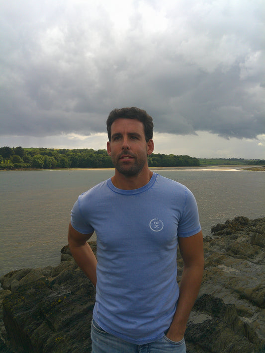 NEW! Premium Organic T-Shirt - Vintage Blue