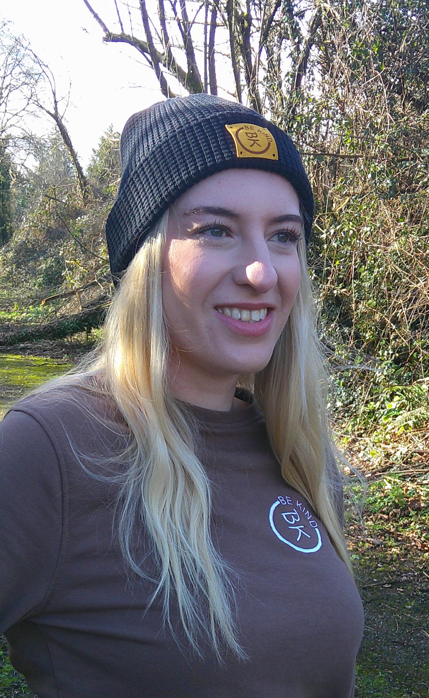The Be Kind Organic Waffle Beanie