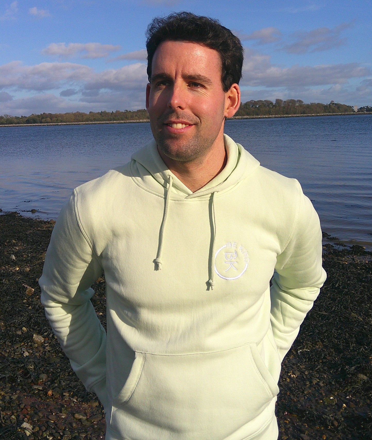 Earthy Hues Hoodie - Stem Green