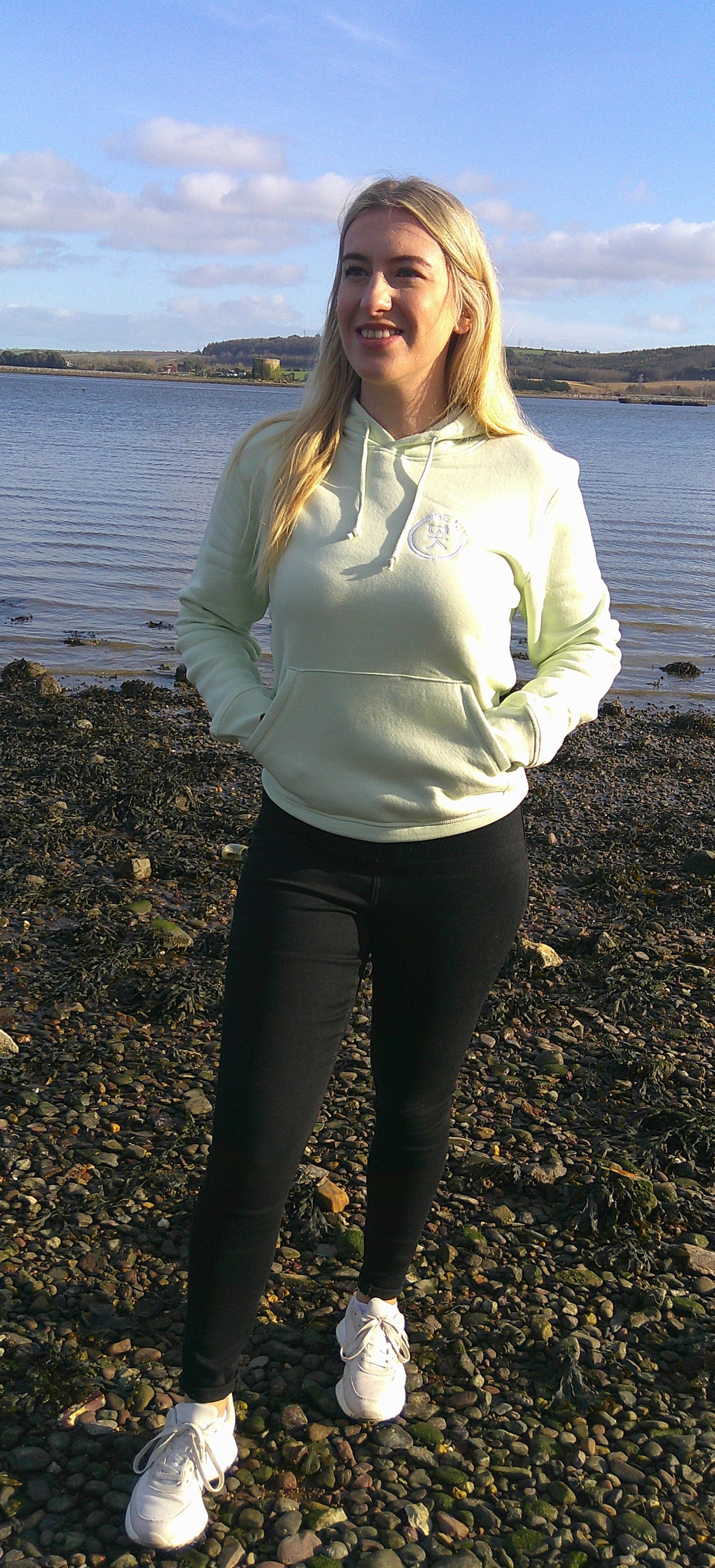 Earthy Hues Hoodie - Stem Green