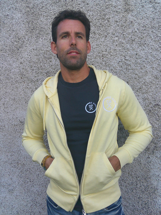 The Premium Organic Zipper - Pastel Yellow