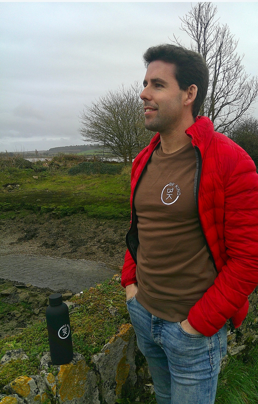 Earthy Hues Sweatshirt - Warm Ember