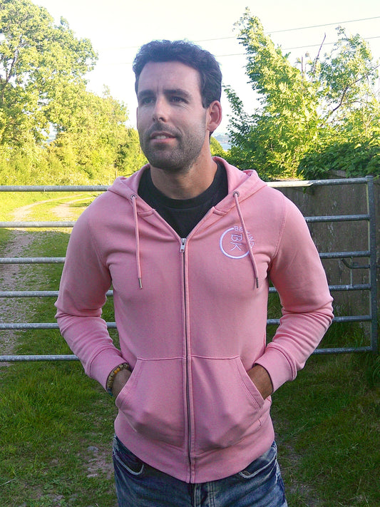 The Premium Organic Zipper - Powder Pink