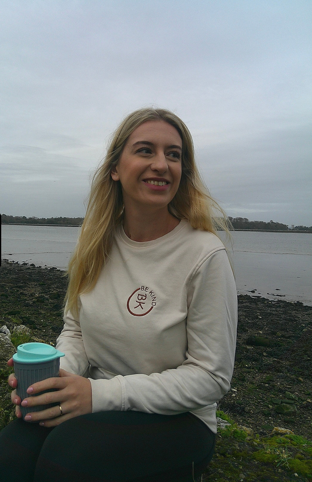 Earthy Hues Sweatshirt - Sea Foam