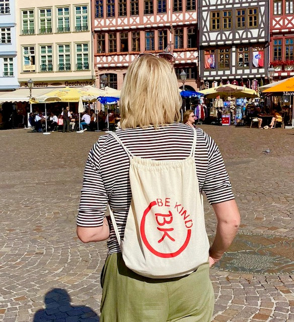 Be Kind Organic Drawstring Bag
